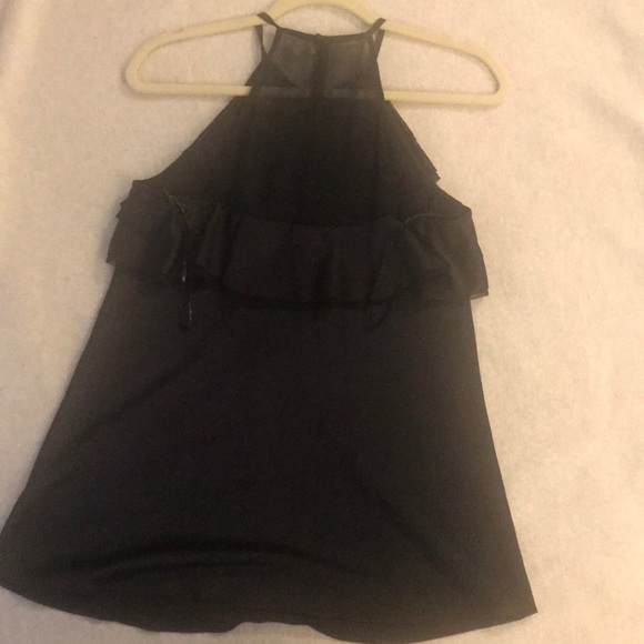 Silky black high neck top - from Aritzia - Picture 5 of 10